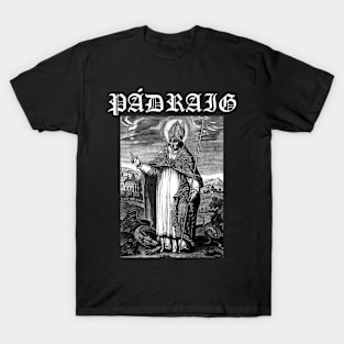 Saint Patrick of Ireland Icon Hardcore Punk Gothic T-Shirt